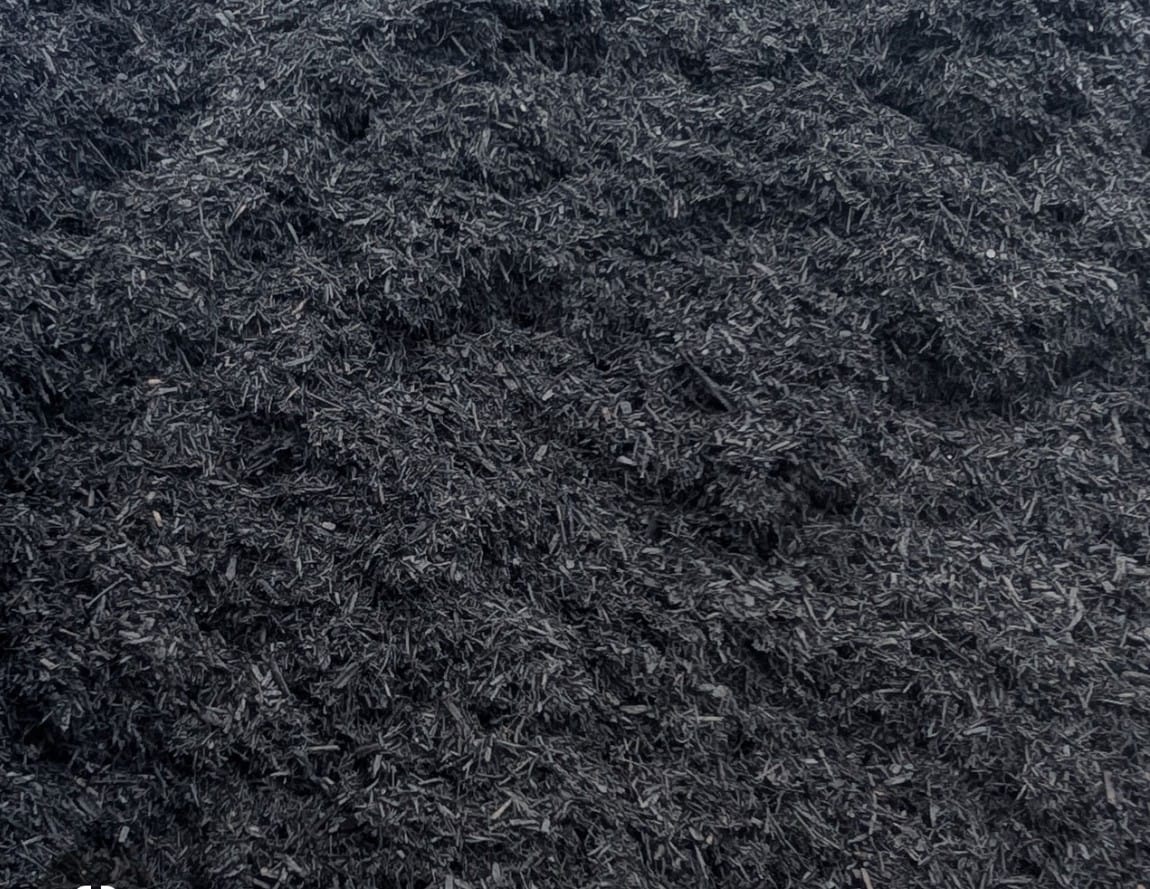 Color enhance black dyed