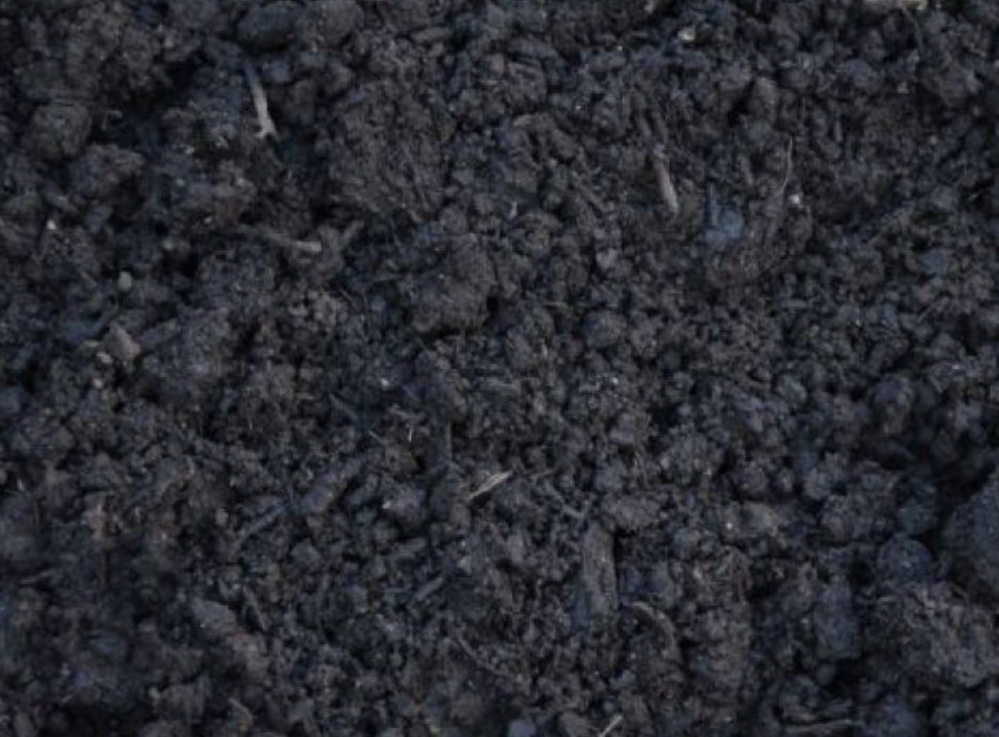 Screened compost